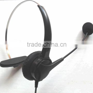 single side USB headset with MIC/volume control/mute function for voip system