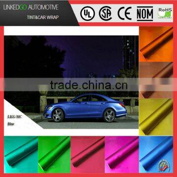 high quality 1.52*20m 3m car wrapping vinyl with air bubble free stretchable