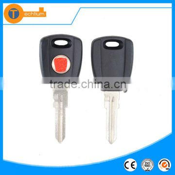 high quality transponder key with ID48 chip red logo ubcut blade for fiat punto 500 bravo palio