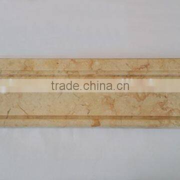 Egyptian Yellow Ogee marble stone chair rail moulding