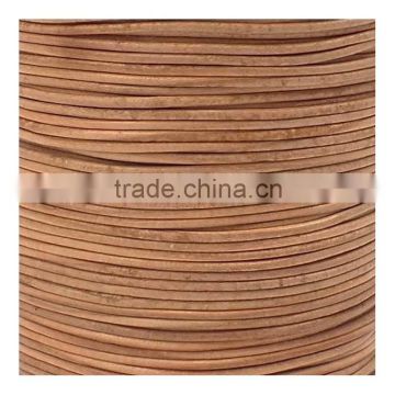 1mm Natural color Leather Cords from Borg Export