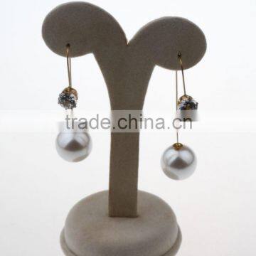 Fashion Big Pearl Hook Earrings