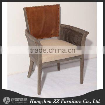 North European style furniture/simple/modern//coffee shop decoration leather dining chair