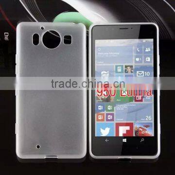 Factory Price China Jelly Frosted TPU Soft Gel Back Cover Case For Microsoft Lumia 950