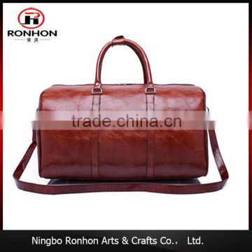 2016 new design high-class PU leather travel bag, hand bag