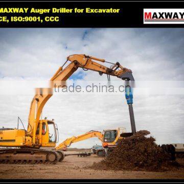 New Product ~ Mini excavator attachment hydraulic earth auger , CE / ISO