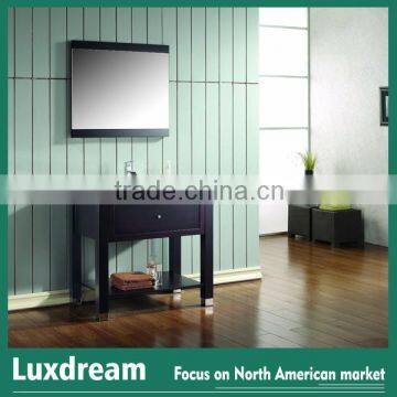 36" Hotel Wooden Bathroom Vanity With Quartz Top