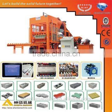 QTY10-15 automatic construction concrete block machine