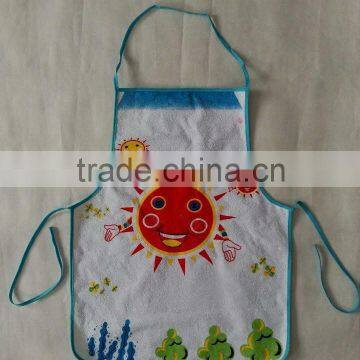 53 *72 cm 100% polyester terry finishing and back100% pvc coated bib apron