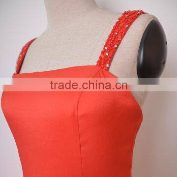 Exquisite Red Beaded Big Size Womens Dresses Wholesale Clothing Evening Party Dress Best Lady Wedding Gown photo-6