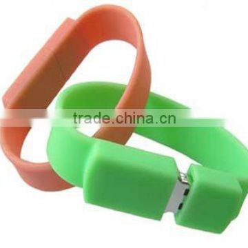 Latest Silicone Wristband USB Flash Drive Memory Stick -medical id bracelet usb flash drive