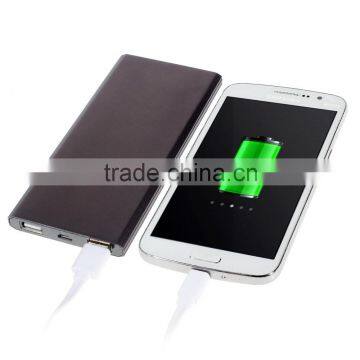 10000mAh Metal Power Bank Charger Dual USB Shake Control for IPhone/for Samsung/for Sony/for HTC/for Xiaomi photo-3