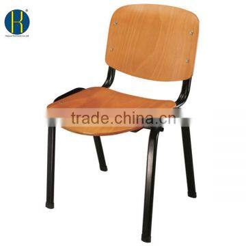 High Quality Plywood Students Study Chair With Metal Tube Legs HY2021 photo-2
