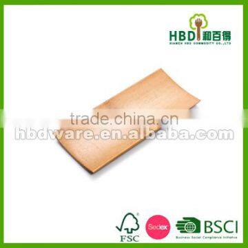 Wholesale High Quality Japanese Style Bamboo Wood Towel Serving Plate photo-2