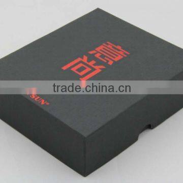 High quality paper packaging box with stamping Logo and EVA insert