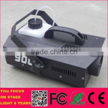 Foshan YiLin powerful Professional 900w DMX Smoke Machine With Wireless Remote