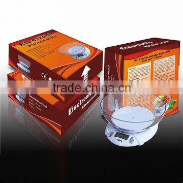 7kg/1g LCD Kitchen Scale With Backlight and Bowl photo-6