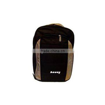 customized black Polyester School Bag Brown canvas fashion school bags logo printed 14