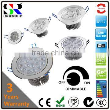 3W 5W 7W 9W 12W 15W 18W 21W 24W Ceiling Recessed Rotatable Dimmable Led Light Downlight photo-3