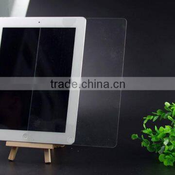 hot new products for 2015 0.33mm ultra clear 9h 2.5d 99% transparency screen protector for ipad tempered glass