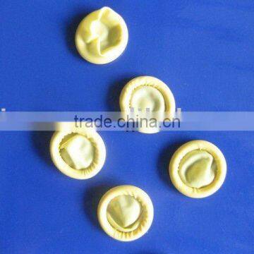 Yellow powderfree finger cots