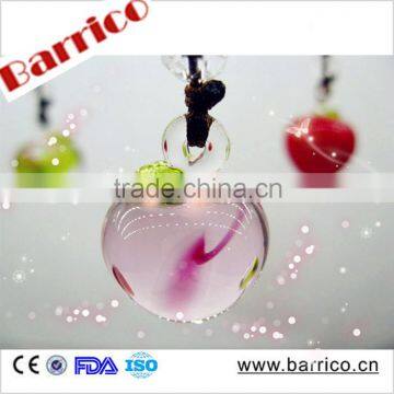 Custom Transparent Car Coloured glaze pendant