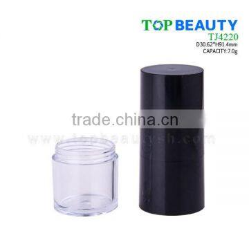 TJ4220- 7g Cosmetic Plastic Loose Powder Jar With Brush photo-4