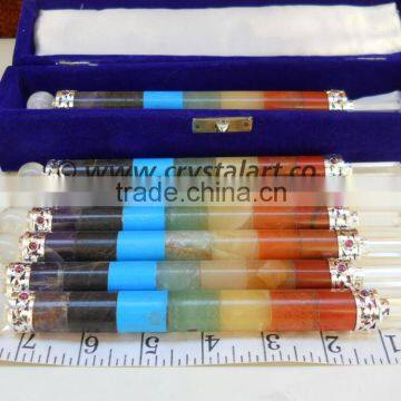 7 CHAKRA BONDED FACETED HEALING STICK