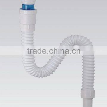 bathroom flexible drain plastic pipe for sink drain hose from factory