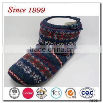 kids ankle high beautiful knitted boots