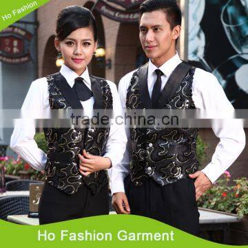 Restaurant waiter vest & waistcoat