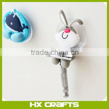 Antibacterial Toothbrush Suction Cup Cover Holder with Suction Cup, Cartoon design