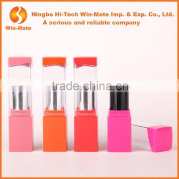 Empty Square Plastick Neon Custom Lipstick Tubes