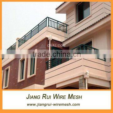 white plastic-coated balcony railing