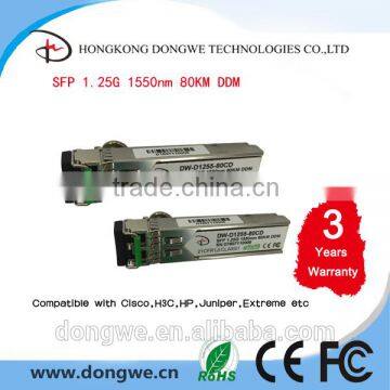 GLC-EX-SM SFP Module 1.25G 1550nm 40km LC Optic Module Transceiver Compatible with Cisco HP H3C etc.