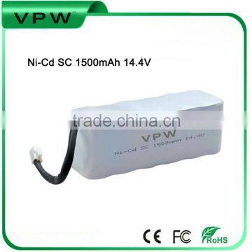 Smart Vacuum Cleaner Ni-Cd SC 1500mAh 14.4V Battery Pack