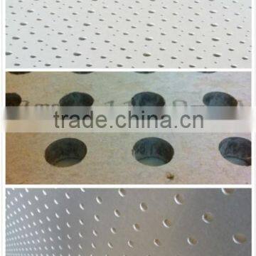 Perforated gypsum board , perforated ceiling board,perforated plasterboard