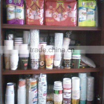 All sizes single wall paper cups with customer logo print in cheap price