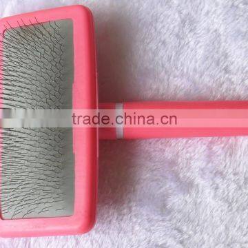 Dog Grooming Safe Self-cleaning Slicker Brush for Dog and Cat photo-5