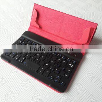 7inch RED Best Quality Direct Insertion Bluetooth Keyboard Cases Tablet Case photo-6
