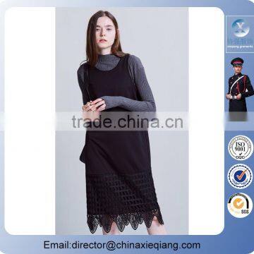 2016 Fashion Ladies O-neck Sleeveless Pattern Dress Women Fashion Dress photo-3