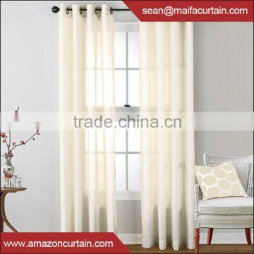 Famous Brand Home Textile Grommet Panels Sheer Design Window Curtain photo-3