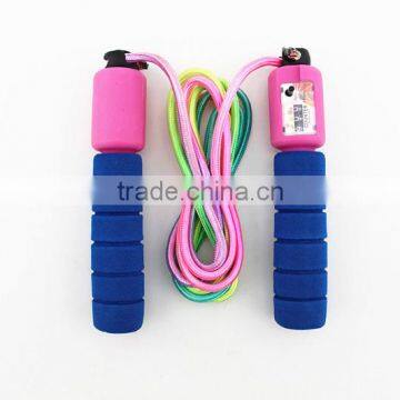 Screw Handle Rainbow Count Skipping Rope