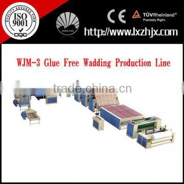 Nonwoven Sintepon Production Line , Polyester Fiber Wadding Machine