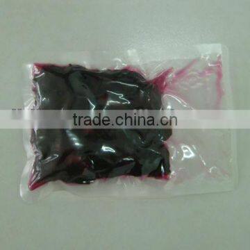 Dalian Donghemaoyuan 160g high quality Pickled garlic wraped shiso leaf in promotion