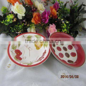 Hand made ceramic bowl wholesale , cheap ceramic stoneware bowl , chinese ceramic bowl