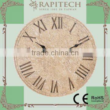 12 Inch Decorative Polyresin Garden Clock