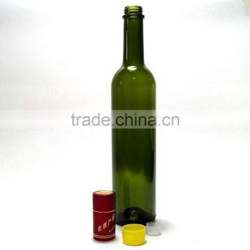 500 ML Green Glass Wine Bottle With Screw Top Cap