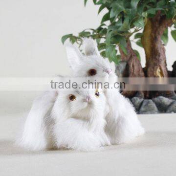 Horns Easter Bunny Decor Gray Grey Standing Jackalope Rabbit photo-6