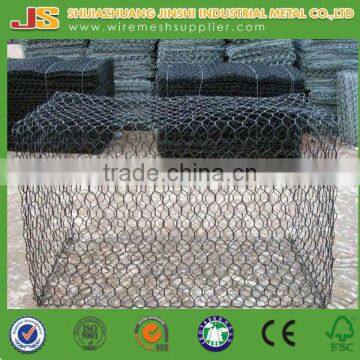 PVC Coated Hexagonal and Welded Cage Gabion Weir